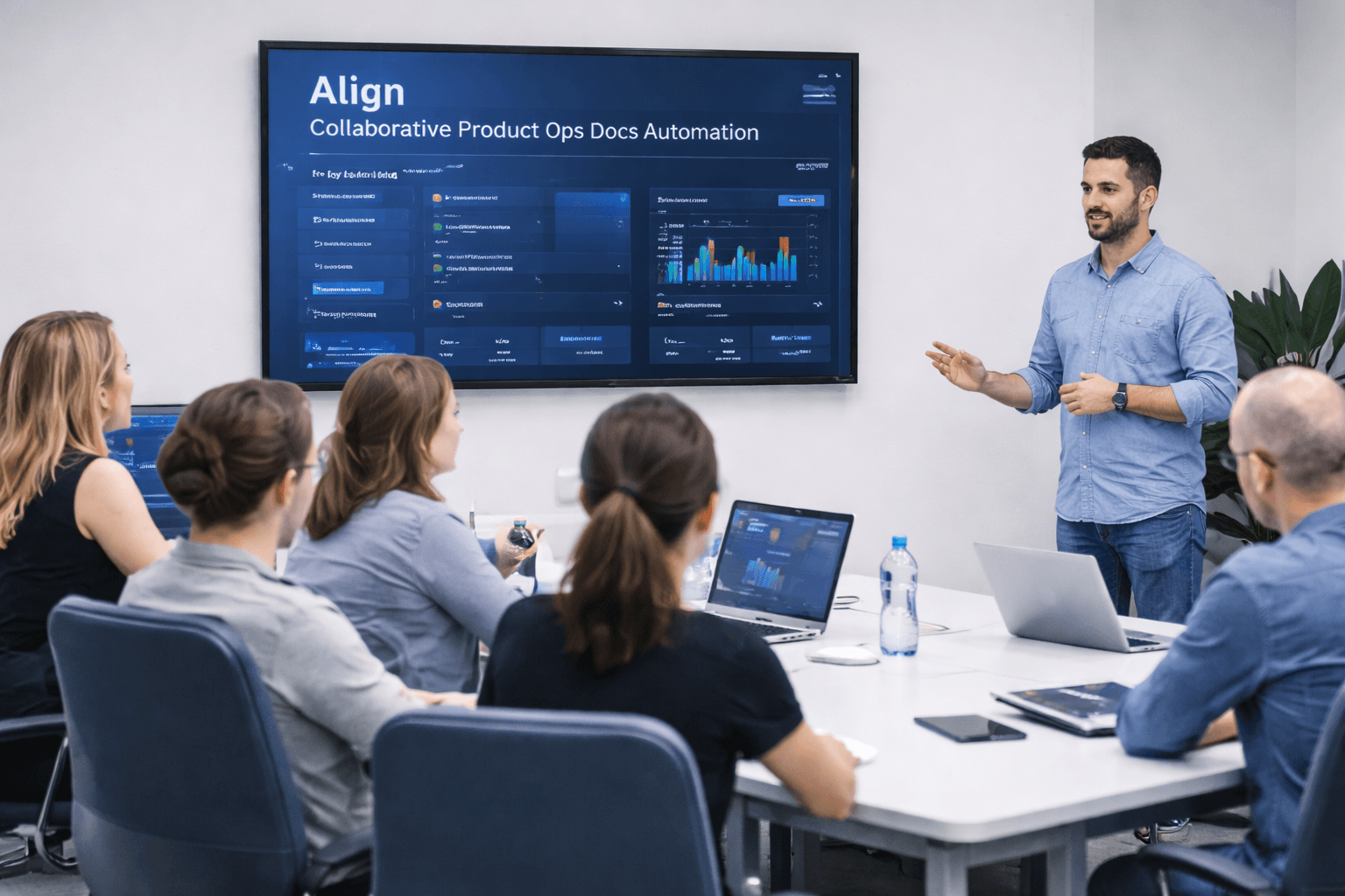 Collaboration scene inside Upsilon studio